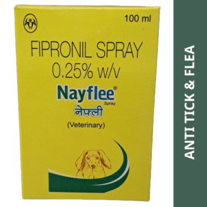 Intas Nayflee Fipronil Spray for Dogs and Cats (100ml) - 100ml