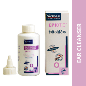 Virbac Epiotic Ear Cleanser (Salicylic Acid) for Dogs & Cats - 100mL