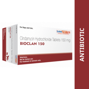 Savavet Bioclan (Clindamycin) Tablet for Dogs and Cats (pack of 10 tablets) - 150mg