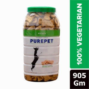 Purepet 100% Vegeterian Biscuit Dog Treats - 3x905g