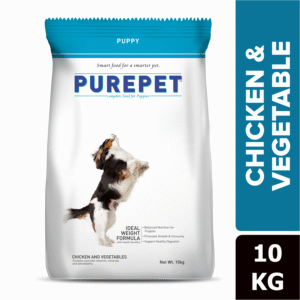 Purepet Chicken & Vegetable Puppy Dry Food - 10kg