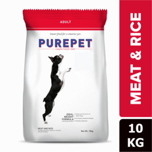Purepet Meat and Rice Adult Dog Dry Food - 10kg