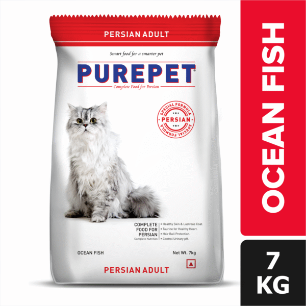 Purepet Ocean Fish Persian Adult Cat Dry Food - 1.2kg