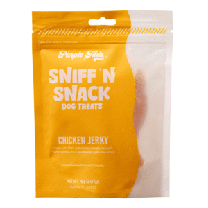 Purple Tails Sniff N Snack Chicken Jerky Dog Treat - 2x70g