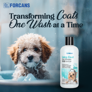 Forcans Aloe Long Coat Shampoo for Dogs - 300mL