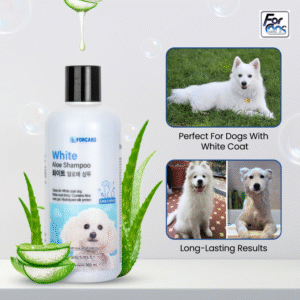 Forcans Aloe White Coat Shampoo for Dogs - 300mL