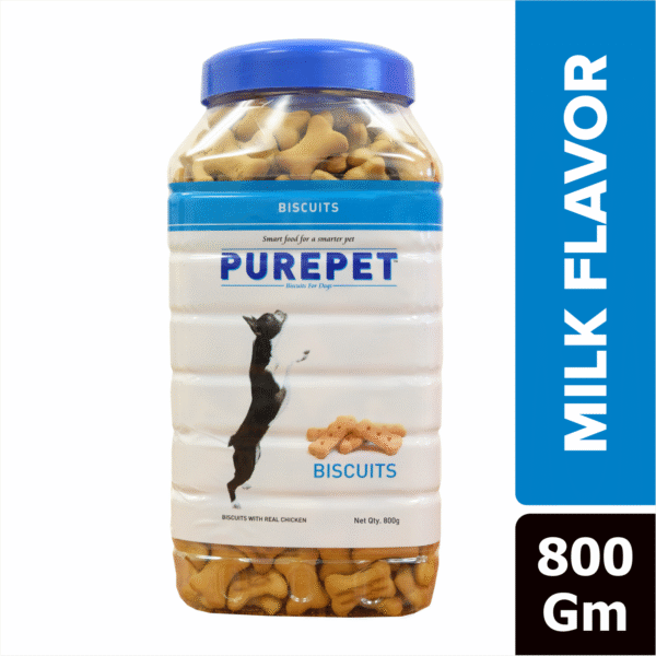 Purepet Milk Flavour Real Chicken Biscuit Dog Treats - 905g