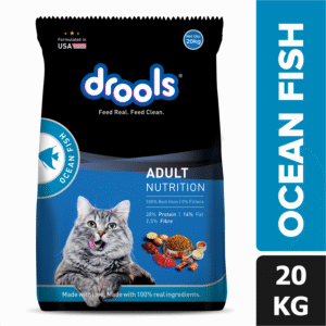 Drools Ocean Fish Adult Cat Dry Food - 20+2kg (Free inside)
