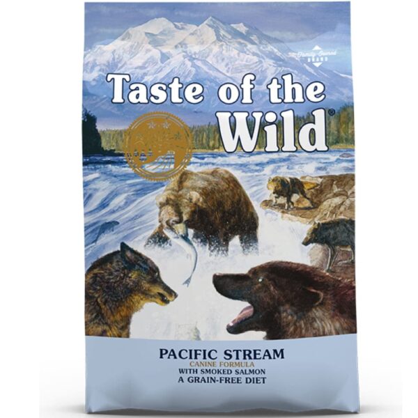 Taste of the Wild Pacific Stream Smoked Salmon Adult Dog Dry Food | Grain Free Formula - 2kg