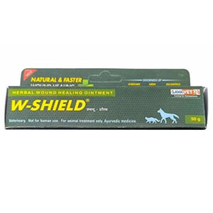 Savavet W -Shield Herbal Wound Healing Ointment for Dogs and Cats (50g) - 50g