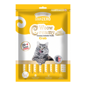 Signature Grain Zero Crab Lickable Creamy Cat Treats(75g(5pcs)) - 75g(5pcs)