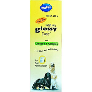 Venkys Glossycoat Omega 3 + Omega 6 for Dogs - 200g