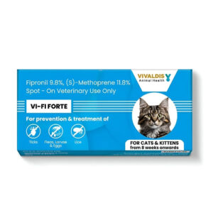 Vivaldis Vifi Forte Spot On for Cats and Kittens from 8 weeks onwards - 0.5ml