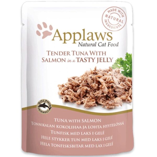 Applaws Tuna with Salmon in Tasty Jelly Pouch Cat Wet Food - 3x70g