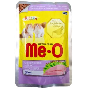 Me O Chicken Chunks in Gravy kitten Wet Food - 12x80g