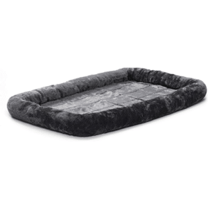 Fluffy's Luxurious Bolster Bed for Dogs and Cats (Black) - XXL