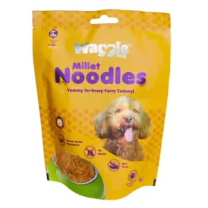 Waggie Wag Egg & Cheese Millet Noodles for Dogs - 2x80g