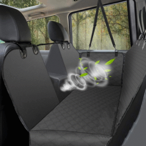 Fluffy's Kozi Pet Hatchback Car Seat Cover for Dogs and Cats (Black) - 54√ó58in