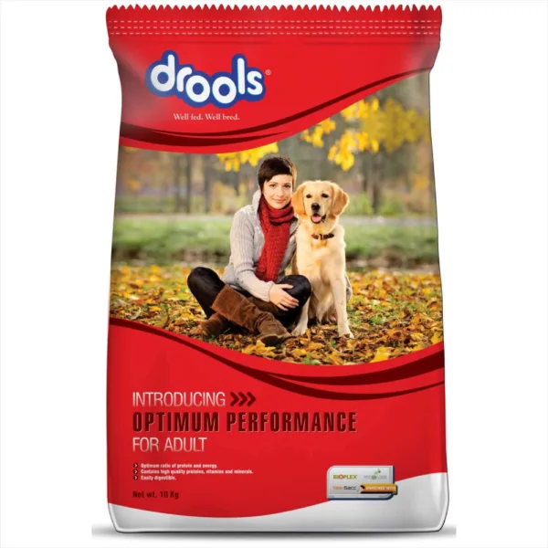 Drools Optimum Performance Adult Dog Dry Food - 10kg