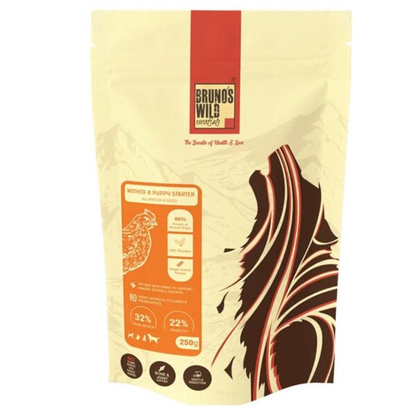 Bruno's Wild Essentials Mother and Puppy Starter Dog Dry Food (70g) - 70g