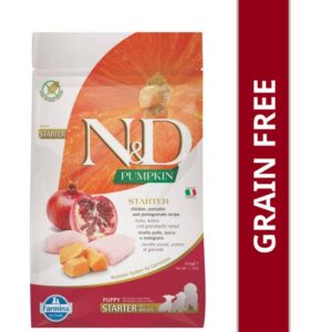 Farmina N&D Pumpkin Chicken & Pomegranate Grain Free Starter Puppy Dog Dry Food (100g) - 100g