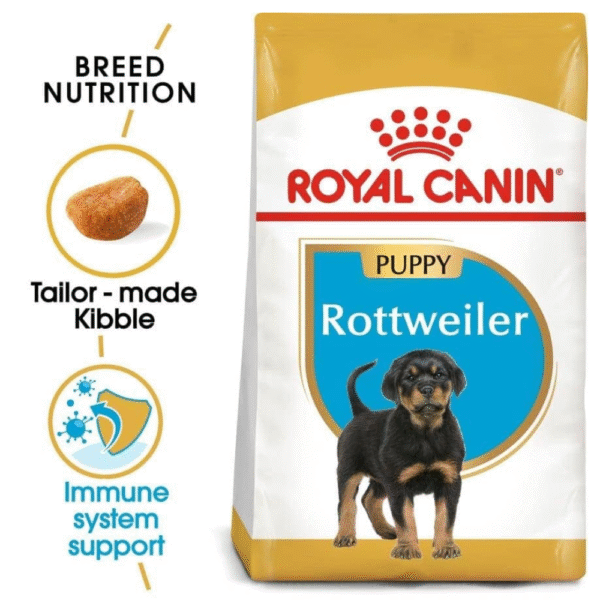 Royal Canin Rottweiler Puppy Dog Dry Food - 9kg (3x3kg)