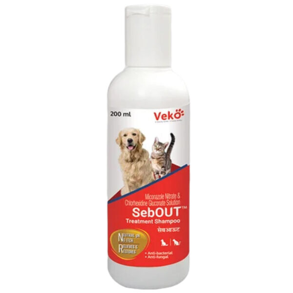 Veko Sebout Treatment Shampoo for Dogs and Cats - 50ml