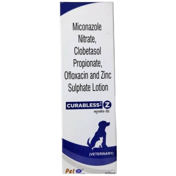 Mankind Curabless Z Lotion for Dogs and Cats (100ml) - 100mL