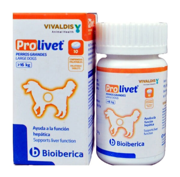 Vivaldis Prolivet Tablet for Large Dogs (Above 15kg) - 2 Pack (20 tablets)