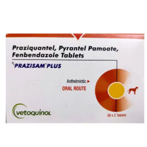 Vetoquinol Prazisam Plus Dewormer for Dogs - 1 pack (2 tablet)