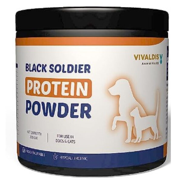 Vivaldis Black Soldier Protein Powder for Dogs and Cats (200g) - 200ml