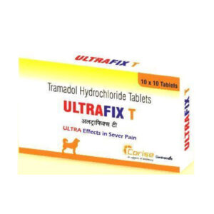 Corise Ultrafix T (Tramadol Hydrochloride) Tablets for Dogs and Cats - 1 strip (10 tablets)