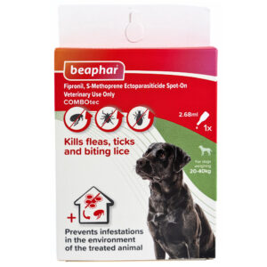Beaphar Flea & Tick Spot On Combotec for Dogs (20 -40kg) - 20 -40kg