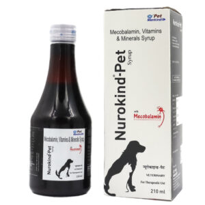 Mankind Nurokind Pet Syrup Multi Vitamin Supplement for Dogs and Cats (210ml) - 210mL