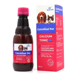 Mankind Calcimust Syrup Calcium Supplement for Dogs and Cats (200ml) - 200mL