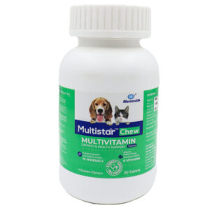 Mankind Multistar Chew tablets Multivitamin Supplement for Dogs and Cats (pack of 30 tablets) - 30 tablets