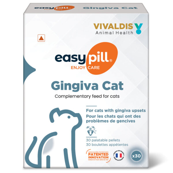 Vivaldis Easy Pill Gingiva for Cats (30 soft chew) - 1 Bottle (30 soft chew)