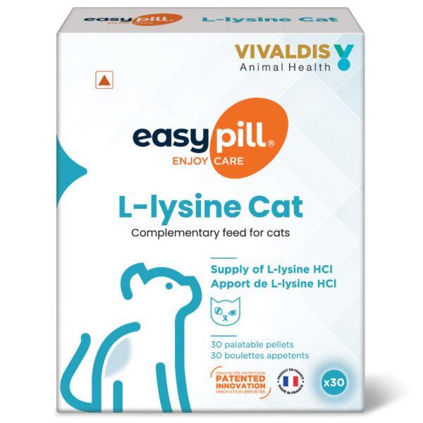 Vivaldis Easy Pill L -lysine for Cats (30 soft chew) - 1 Bottle (30 soft chew)