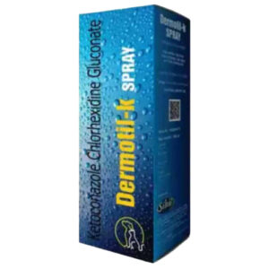 Sihil Dermotil K Antibacterial & Antifungal Spray (Ketoconazole) for Dogs and Cats - 100ml