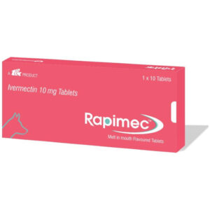 Ttk Rapimec Tablet (Ivermectin) for Dogs - 1 strip (10 tablets)