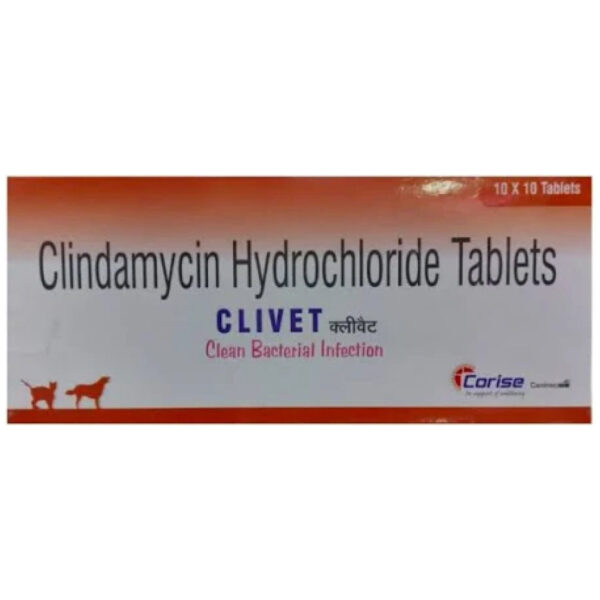 Corise Clivet (Clindamycin) Tablet for Dogs and Cats (10 tablets) - 150mg