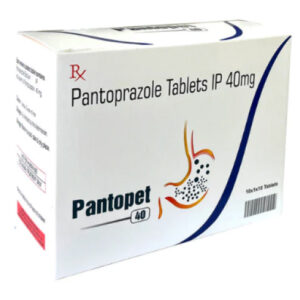 Sihil Pantopet 40mg (Pantoprazole) Tablets for Dogs and Cats - 1 strip (10 tablets)