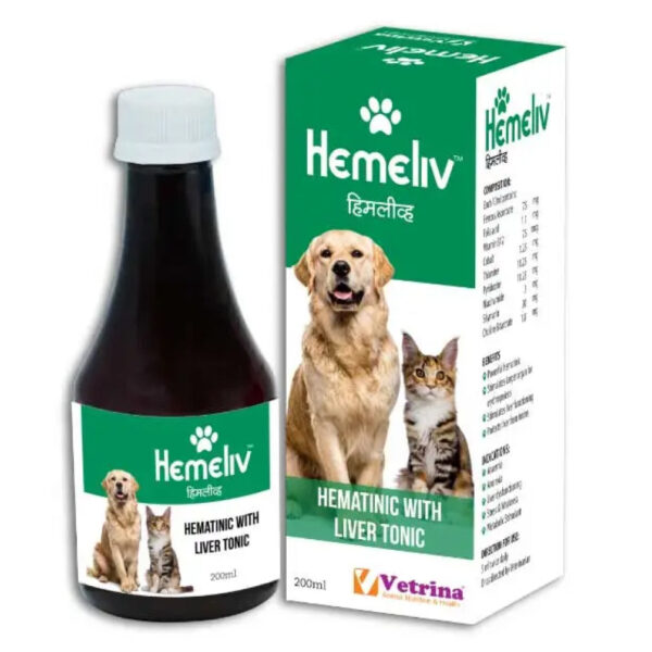 Vetrina Hemeliv Syrup for Dogs and Cats (200ml) - 200ml