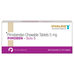 Vivaldis Pimoben (Pimobendan) Solo 5mg Tablet for Dogs - 30 tablets