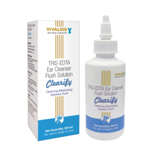Vivaldis Clearify Ear Cleanser (Tris EDTA) for Dogs & Cats (100ml) - 100mL