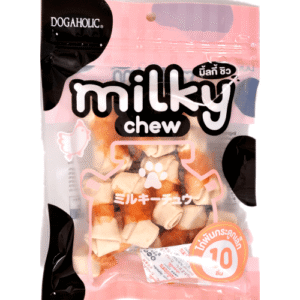 Dogaholic Milky Chew Chicken Bone Style Dog Treats (10pcs) Special Offer - 10pcs
