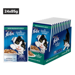 Purina Felix Mackerel with Jelly Adult Cat Wet Food - 24x85g