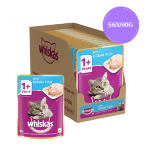 Whiskas Ocean Fish Adult Cat Wet Food - 96x80g